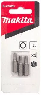 Биты Makita Тоrх Т25 25мм 3шт (B-23628) купить в Екатеринбурге