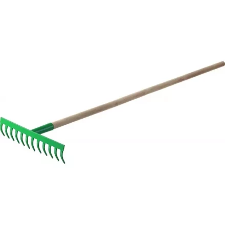 Грабли РОСТОК садовые с черенком, 12 прямых зубцов 421901-12 купить в Екатеринбурге