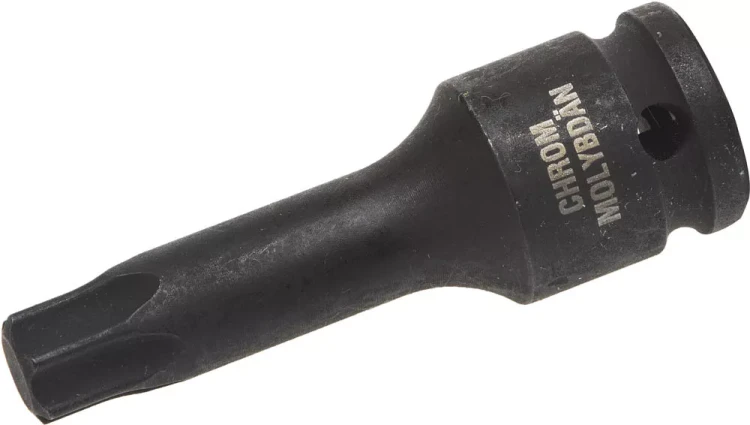 Торцовая головка KRAFTOOL "INDUSTRIE QUALITAT" ударная (1/2"), TORX, Cr-Mo, фосфатированная, T60 27952-60_z01 купить в Екатеринбурге