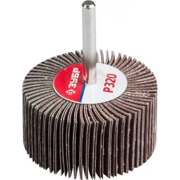 Круг шлифовальный ЗУБР &quot;МАСТЕР&quot; веерный лепестковый, на шпильке, тип КЛО, зерно-электрокорунд нормальный, P320, 30х60мм 36602-320