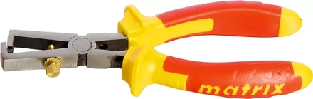 Клещи для снятия изоляции Insulated, 160мм, двухкомпонентные рукоятки MATRIX PROFESSIONAL 17717 купить в Екатеринбурге