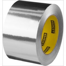 Алюминиевая лента, STAYER Professional 12268-75-50, до 120°С, 50мкм, 75мм х 50м 12268-75-50