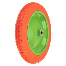 Колесо полиуретановое Сибртех 3.00-8, длина оси 90 мм, подшипник 20 мм, 689765