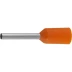Наконечник СВЕТОЗАР штыревой, изолированный, для многожильного кабеля, оранжевый, 0,5 кв. мм, 25шт 49400-05 купить в Екатеринбурге
