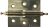 Петля дверная разъемная ЗУБР &quot;ЭКСПЕРТ&quot;, 1 подшипник, цвет латунь (PB), правая, с крепежом, 75х63х2,5мм, 2 шт 37605-075-1R купить в Екатеринбурге