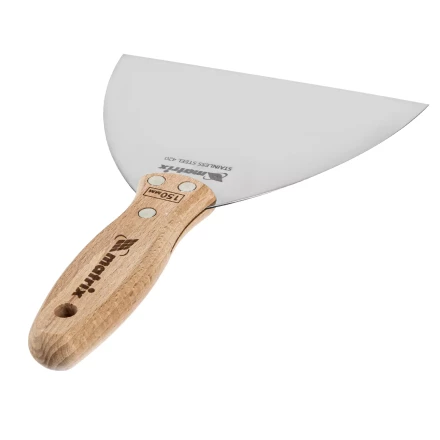 Шпательная лопатка из нержавеющей стали Matrix, 150 мм, буковая рукоятка, EFP 85619 купить в Екатеринбурге