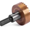 HSS-TiN коронка MESSER 40мм с центр. сверлом и толкающей пружиной для  лист. материала  до 2 мм ц/х купить в Екатеринбурге