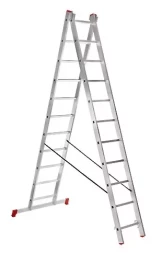 Лестница 2-х секционная алюминиевая 2*12 1013300