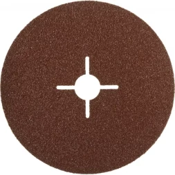 Круг шлифовальный ЗУБР &quot;ПРОФИ&quot; фибровый, для УШМ, P40, 125х22мм, 5 листов 35585-125-040