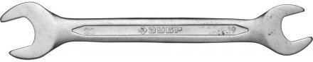 Ключ ЗУБР &quot;МАСТЕР&quot; гаечный рожковый, Cr-V сталь, хромированный, 19х22мм 27010-19-22 купить в Екатеринбурге