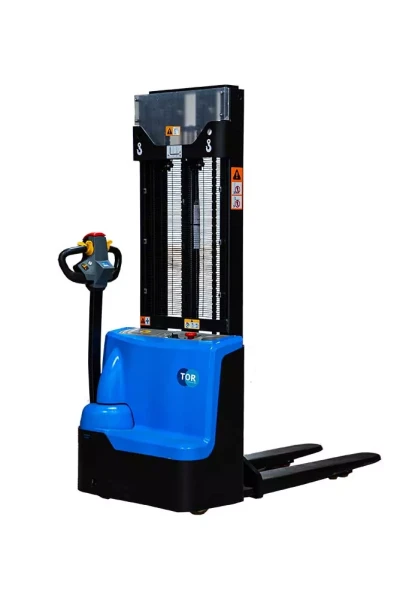 Штабелер самоходный 1,5 т 2,5 м TOR WS15H-2500SC PRO Li-ion 24/60 В/Ач контроль скорости подъема 1048089
