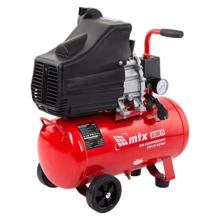 Компрессор воздушный MTX 58003, DC1500L/24, 1,5 кВт, 24 л, 210 л/мин купить в Екатеринбурге