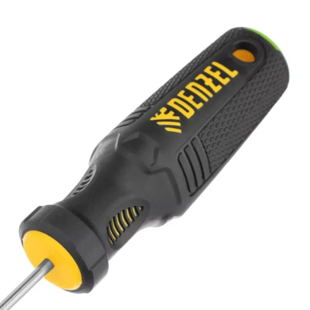 Отвертка PZ0x75 мм, CrV, трехкомпонентная рукоятка Denzel 12203 купить в Екатеринбурге