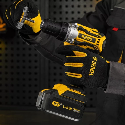 Щетка для дрели, 60 мм, Плоская, со шпилькой, нержавеющая витая проволока Denzel 744463 купить в Екатеринбурге