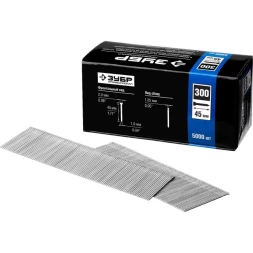 Гвозди тип 300, 45 мм, особотвердые, ЗУБР &quot;ПРОФЕССИОНАЛ&quot; 31830-45, 5000 шт 31830-45