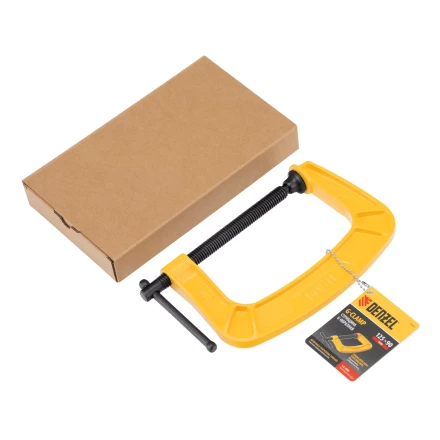 Струбцина G-образная Denzel, усиленная, 125 мм 20644 купить в Екатеринбурге