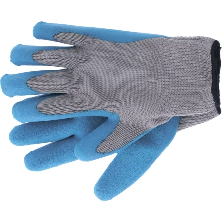 Перчатка двойная утеплённая латексное рельефное покрытие 127 г Сибртех артикул 68611 купить в Екатеринбурге