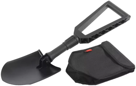 Лопата GRINDA складная, туристическая, в чехле, фиберглассовая рукоятка, 240 / 590 мм 8-421826_z01 купить в Екатеринбурге