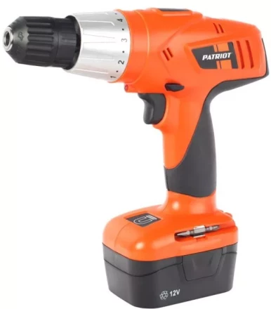 Дрель-шуруповерт аккумуляторная PATRIOT BR 125 в кейсе купить в Екатеринбурге