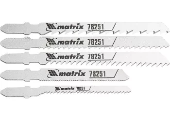 Набор полотен для электролобзика универсальный 5шт MATRIX Professional 78251 купить в Екатеринбурге