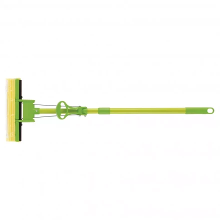 Швабра отжимная 115 см губка PVA 27 x 5,5 x 6 см телескопическая рукоятка зеленая Elfe 93518 купить в Екатеринбурге