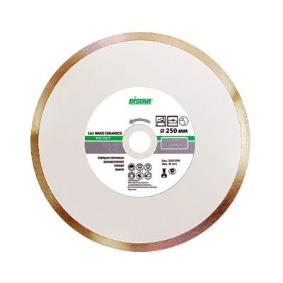 Диск алмазный 1A1R Hard ceramics Distar 250*1,5*10*32 mm