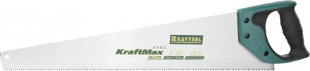 Ножовка для быстрого реза &quot;KraftMax-7&quot; 7 TPI, 500 мм, прямой крупный зуб, рез поперек волокон, для крупных и средних заготовок, KRAFTOOL 15224-55 купить в Екатеринбурге