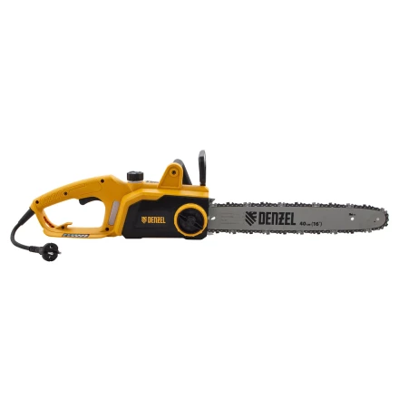 Пила цепная электрическая Denzel EDS-2000P 95616, 2 кВт,поперечная, шина 40 см, шаг 3/8, паз 1.3 мм, 57 звеньев купить в Екатеринбурге