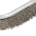 Щетка металлическая с пластмассовой ручкой, нержавеющая проволока Denzel 748287 купить в Екатеринбурге