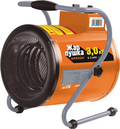 Тепловая пушка электрическая  Жар-пушка Е 3-400 Кратон 3 09 04 031 купить в Екатеринбурге