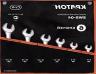 Набор ключей рожковых  SWS-06  6 предметов  Кратон 2 27 01 006 купить в Екатеринбурге