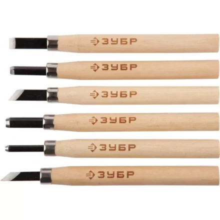 Резцы ЗУБР &quot;ЭКСПЕРТ&quot; фигурные профессиональные, 6шт 18375-H6 купить в Екатеринбурге