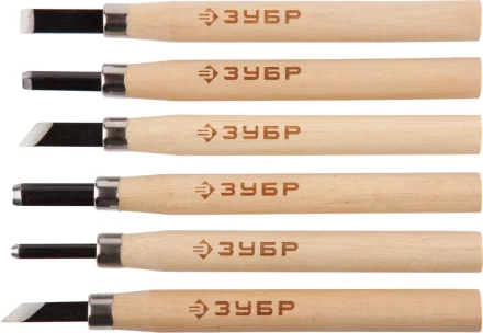 Резцы ЗУБР &quot;ЭКСПЕРТ&quot; фигурные профессиональные, 6шт 18375-H6 купить в Екатеринбурге