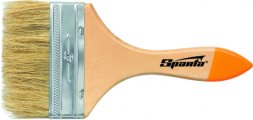 Кисть плоская Slimline 1,5&quot; (38 мм) натуральная щетина деревянная ручка  SPARTA