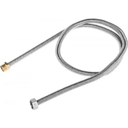 Подводка ЗУБР &quot;ЭКСПЕРТ&quot; сильфонная из нержавеющей стали, для воды, г/ш  (гайка-штуцер), 1/2&quot;, 1,2м 51011-G/S-120 купить в Екатеринбурге