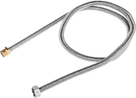 Подводка ЗУБР &quot;ЭКСПЕРТ&quot; сильфонная из нержавеющей стали, для воды, г/ш  (гайка-штуцер), 1/2&quot;, 1,2м 51011-G/S-120 купить в Екатеринбурге