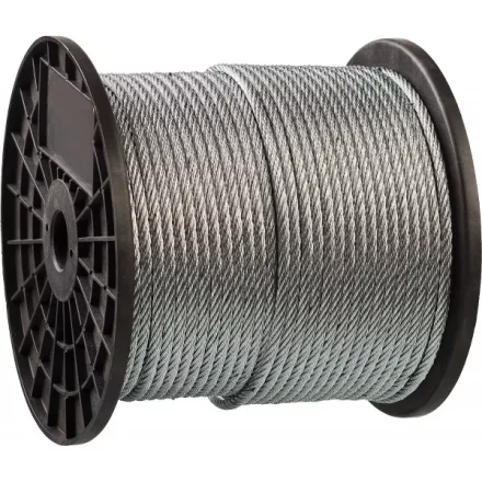 Трос стальной ЗУБР &quot;ПРОФЕССИОНАЛ&quot;, оцинкованный, DIN 3055, d=2 мм, L=200 м 4-304110-02 купить в Екатеринбурге