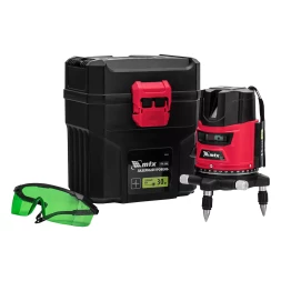 Лазерный уровень MTX CRX-30G, 30 м, зеленый луч, батарейки, резьба 5/8&quot; 35032