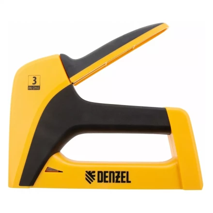 Степлер мебельный, пластиковый корпус, тип скобы: 13, 53, 300, 6-14 мм, Denzel 40210 купить в Екатеринбурге