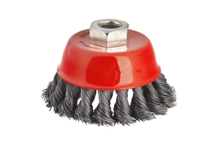 Кордщетка HAMMER чаша 85мм для УШМ витая сталь (207-106) купить в Екатеринбурге