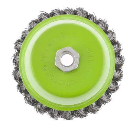 Щетка для УШМ 125 мм М14 &quot;чашка&quot; крученая металлическая проволока СИБРТЕХ 746277 купить в Екатеринбурге