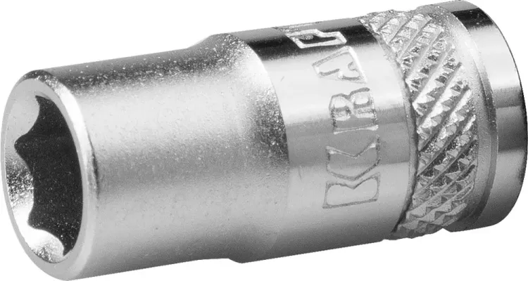 Торцовая головка KRAFTOOL "INDUSTRIE QUALITAT", Cr-V, FLANK, хромосатинированная, 1/4", 7 мм 27815-07_z01 купить в Екатеринбурге