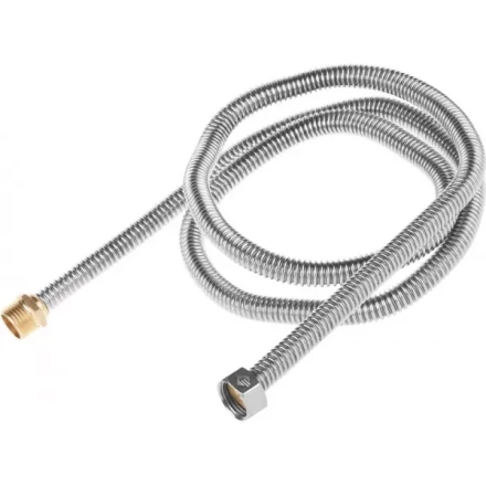 Подводка ЗУБР &quot;ЭКСПЕРТ&quot; сильфонная из нержавеющей стали, для воды, г/ш  (гайка-штуцер), 1/2&quot;, 1,5м 51011-G/S-150 купить в Екатеринбурге