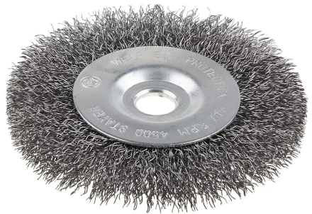 Щетка STAYER дисковая для точильно-шлифовального станка, витая сталь 0,3мм, 175/12,7/16мм 35185-175 купить в Екатеринбурге