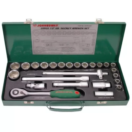 Набор головок торцевых универсальный 1/2&quot;  DR10-32мм  25предметов S04H4125S  Jonnesway 47223 купить в Екатеринбурге