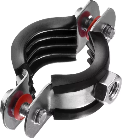 Хомут трубный с гайкой, оцинкованный, 3/4&quot;, 9шт, ЗУБР Мастер 37850-25-29 37850-25-29 купить в Екатеринбурге