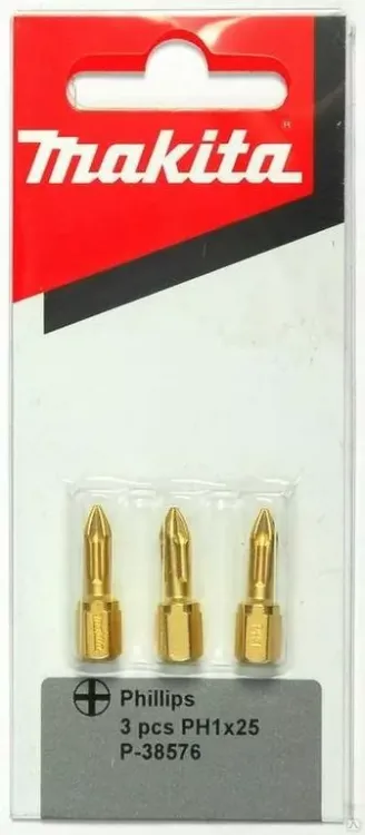 Биты Makita PH1 25мм 3шт, алмазные (P-38576) купить в Екатеринбурге