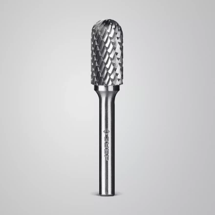 Зубр Твердосплавная борфреза C - цилиндр со сферическим концом, 12 х 25 мм (28802-12-25) купить в Екатеринбурге