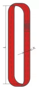 Строп текстильный кольцевой СТК 2 т L=6 м SF6 50 мм купить в Екатеринбурге