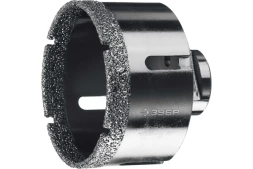 ЗУБР АВК, d 70 мм, (М14, 15 мм кромка), вакуумная алмазная коронка, Профессионал (29865-70)